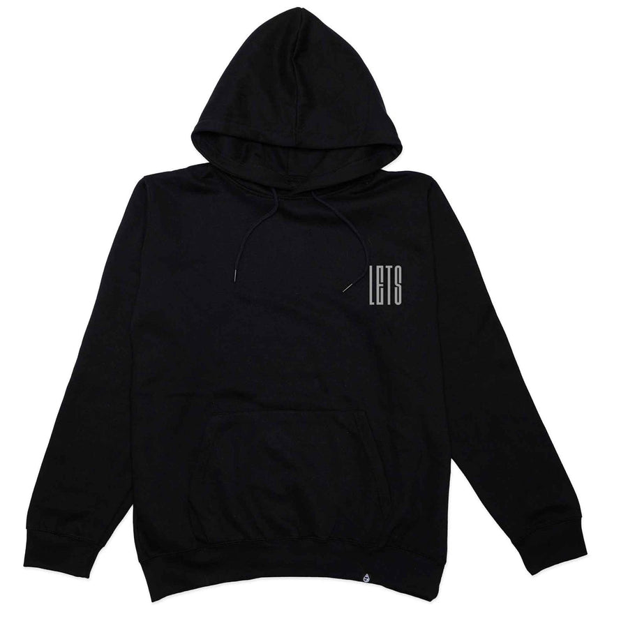 LET’S MAZE BLACK HOODIE