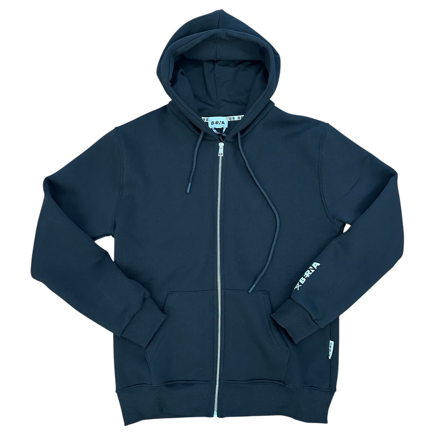 BERNA Zip Cappuccio Nero