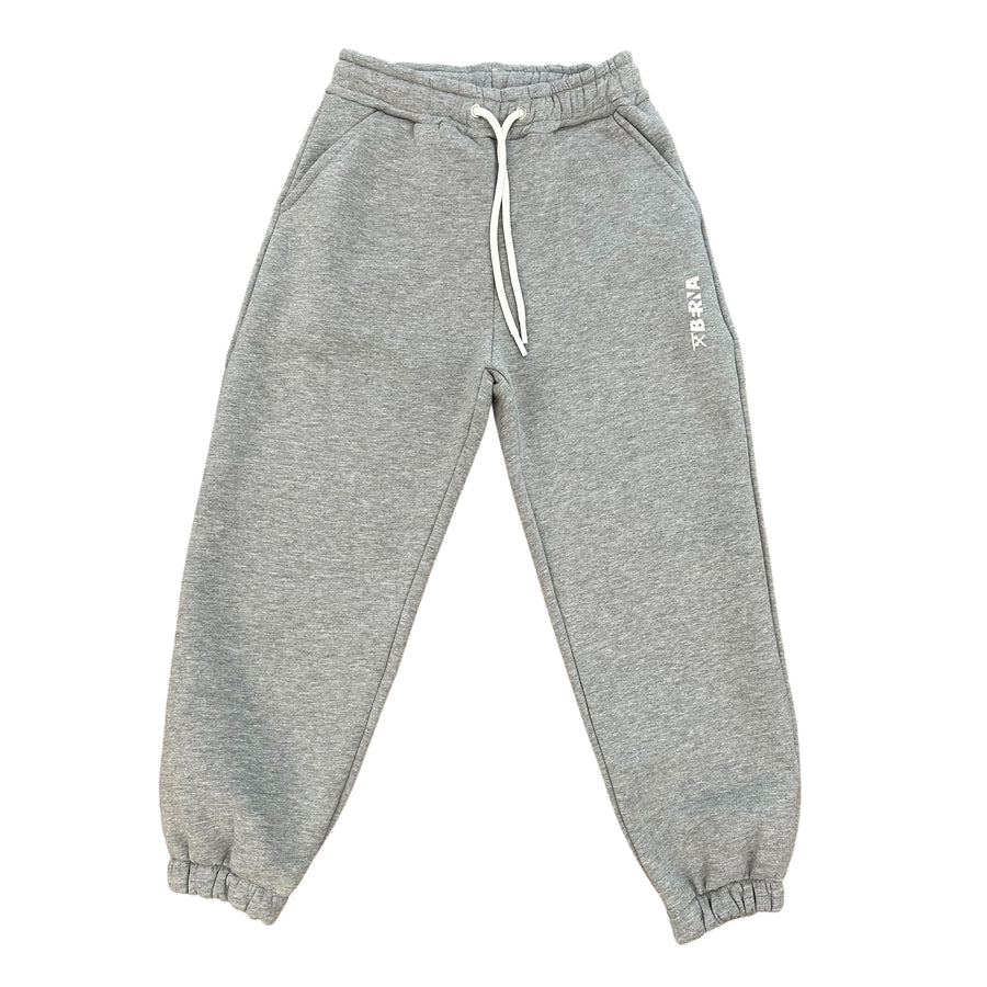 BERNA Pantalone Policotone Grigio Melange